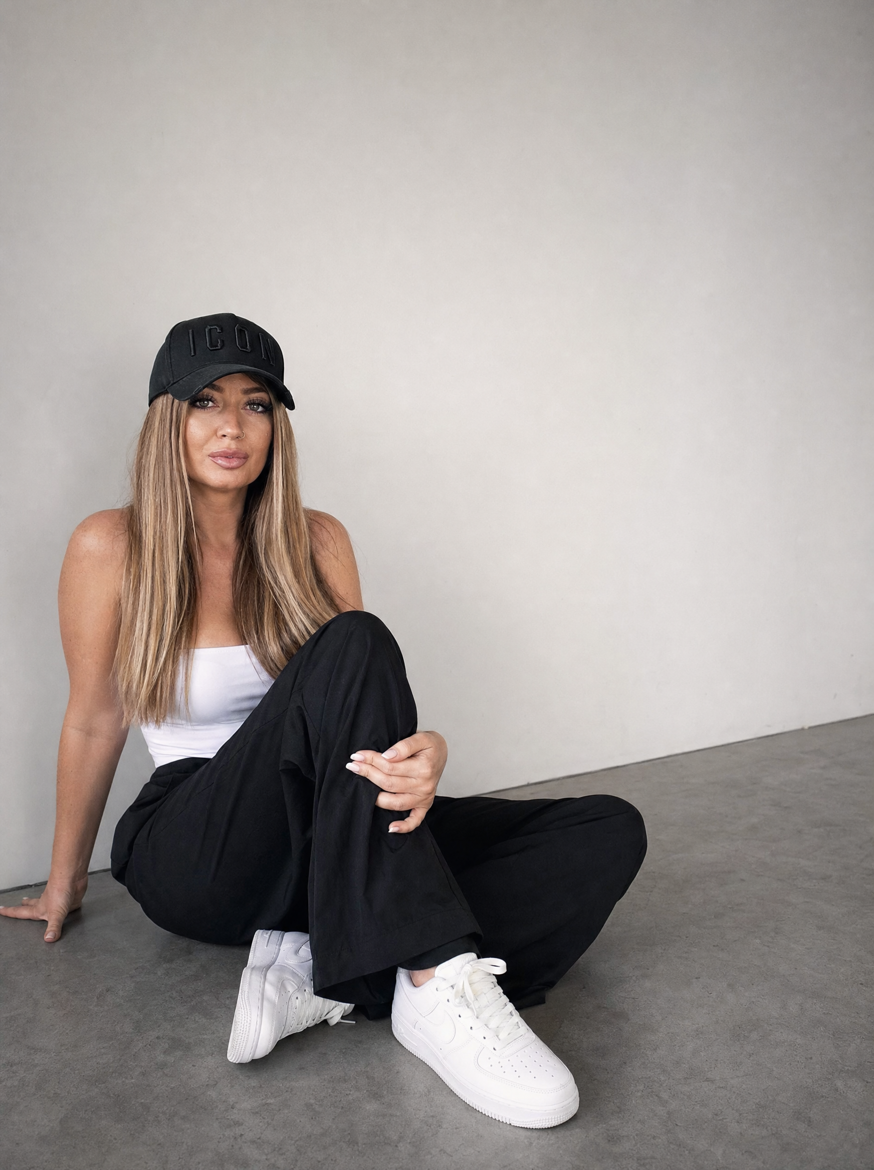 On the floor